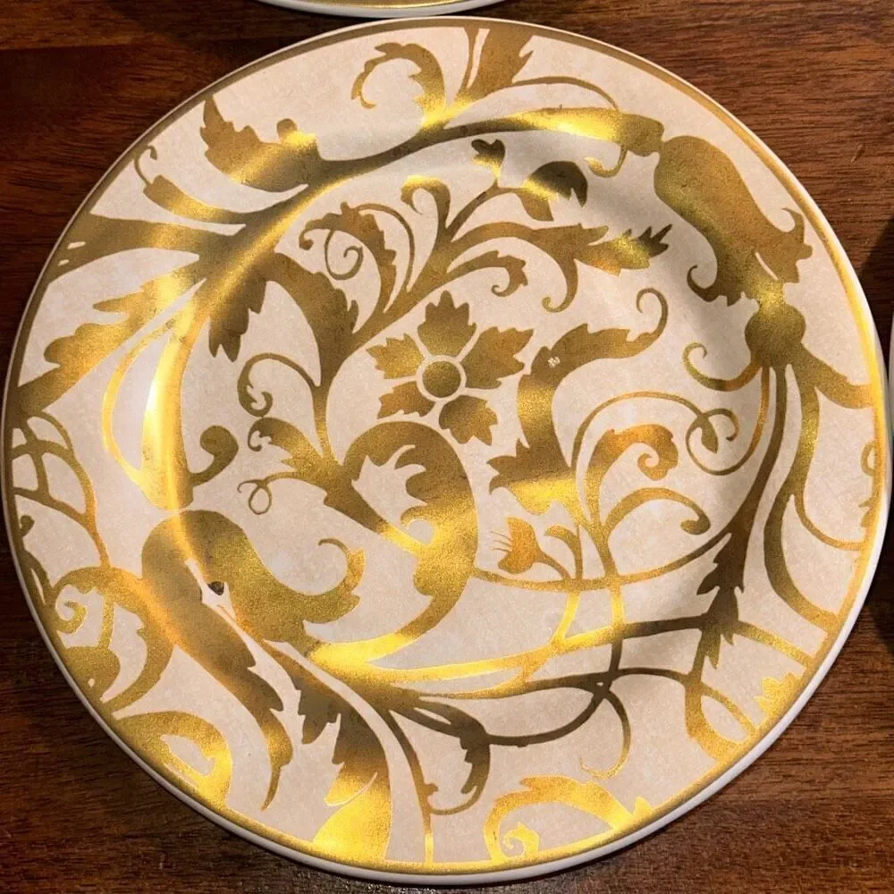 Pottery Barn Stoneware Jewel Plates 9